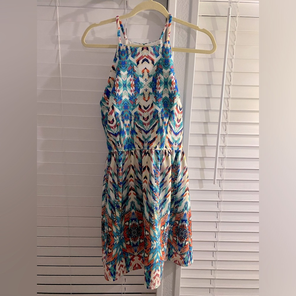 Colorful pattern dress